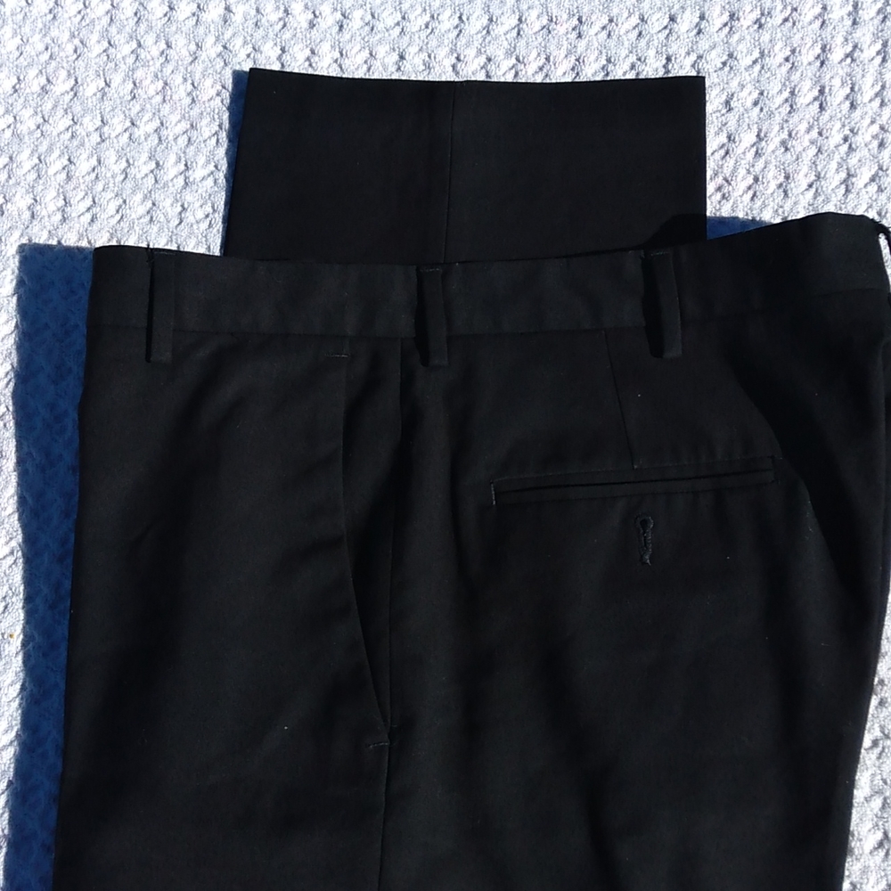 Kenneth Cole Men's Dress Pants Reaction Size 34x29 Black